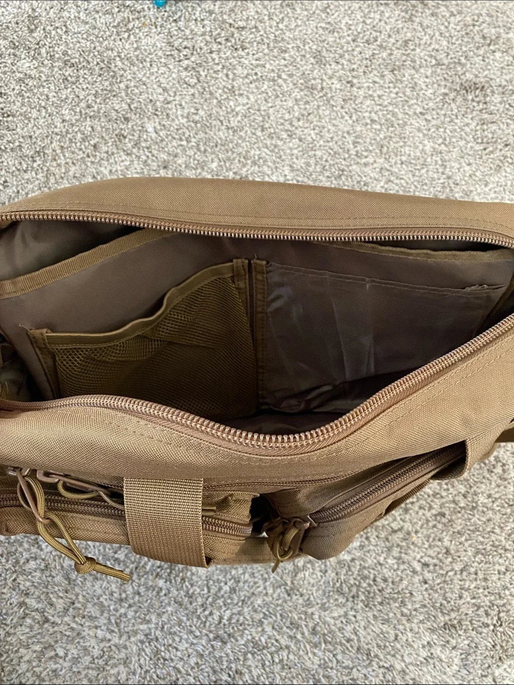 T.B.G Tactical Messenger Bag in Tan